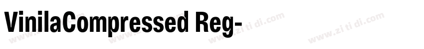 VinilaCompressed Reg字体转换